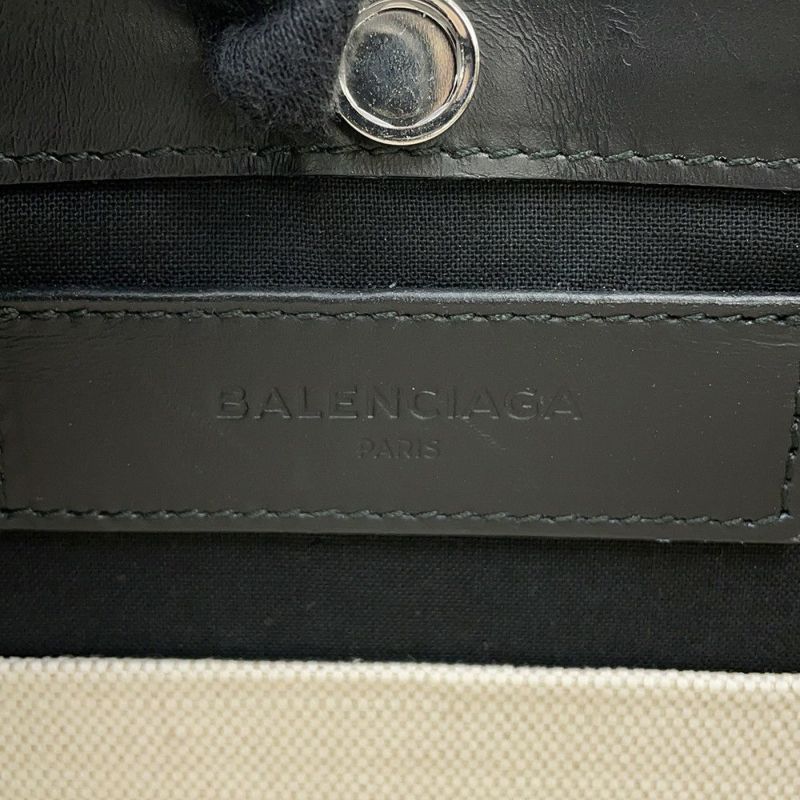 バレンシアガ ショルダーバッグ ネイビーポシェット キャンバス レザー 339937 BALENCIAGA 黒