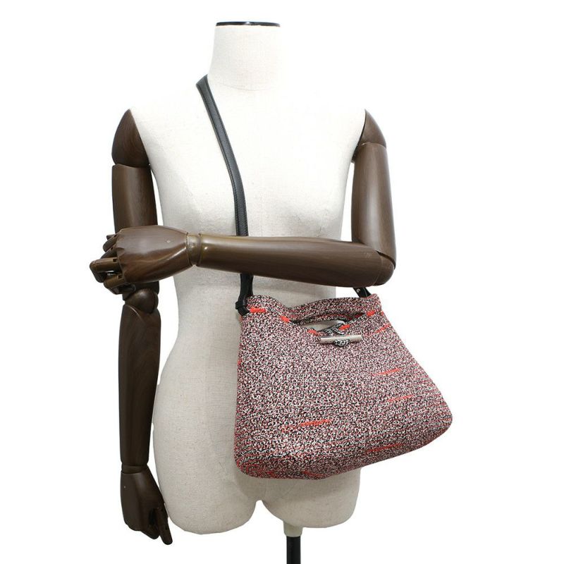 バレンシアガ ショルダーバッグ ジグザッガー キャンバス レザー 380687 BALENCIAGA