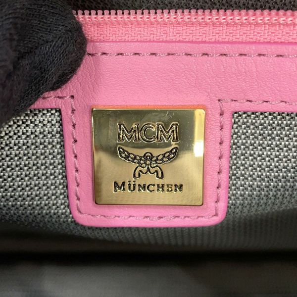 エムシーエム リュックサック ヴィセトス サイドスタッズ レザー MMK3AVE41PK001 MCM バッグパック