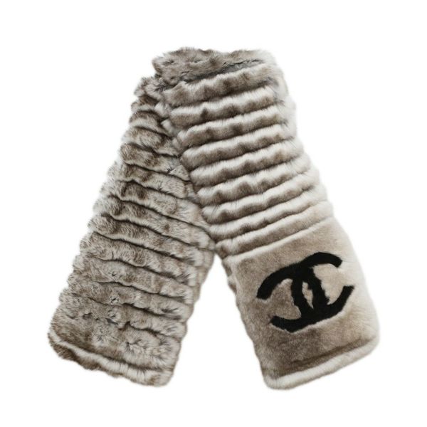 CHANEL マフラー ストール　リバーシブル　ココマーク　新品未使用 シャネル マフラー ココマーク リバーシブル CHANEL アパレル