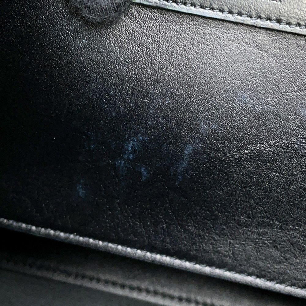 サンローランパリ ハンドバッグ ベイビーカバス レザー 400914 SAINT LAURENT PARIS 2way 黒