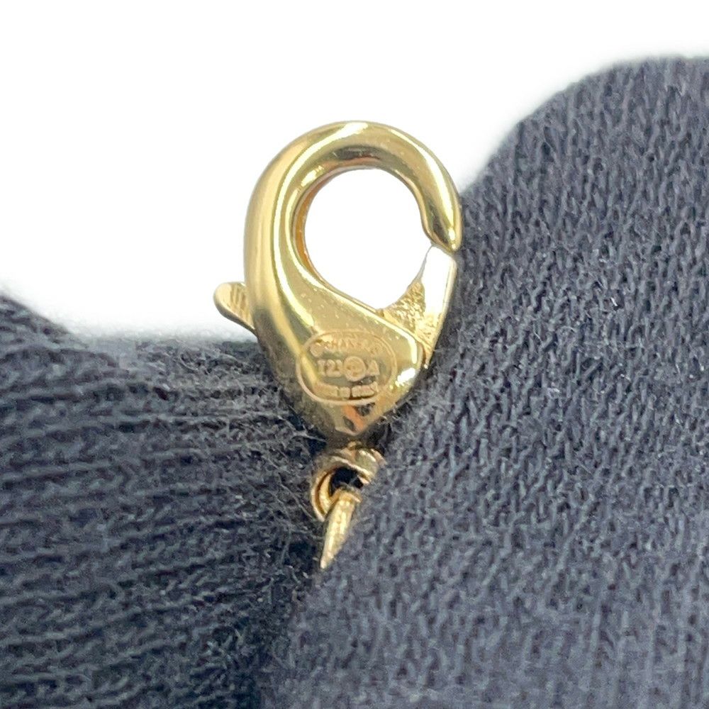 シャネル ネックレス ココマーク フラワー チョーカー ラインストーン ラムスキン I23A ABB327 CHANEL アクセサリー