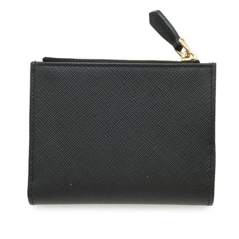 プラダ 二つ折り財布 サフィアーノマルチカラー 1ML050 PRADA 黒