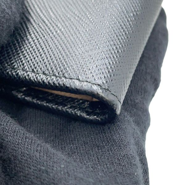 プラダ 二つ折り財布 サフィアーノマルチカラー 1ML050 PRADA 黒