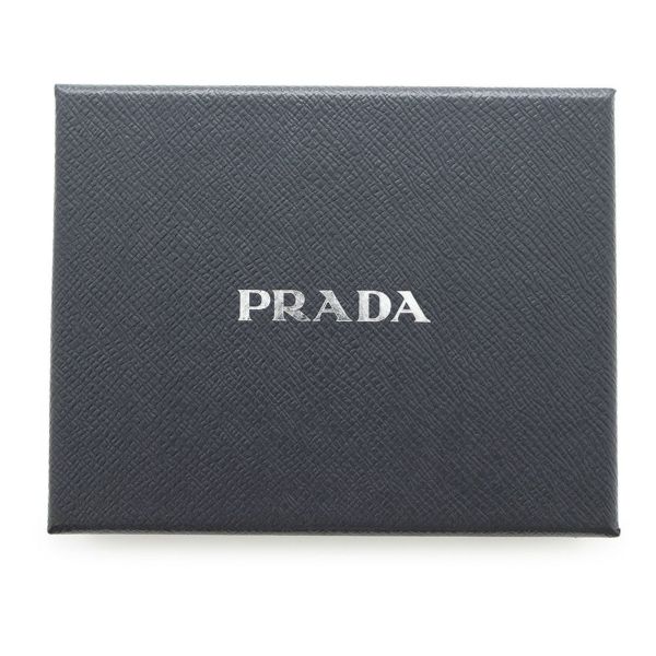 プラダ 二つ折り財布 サフィアーノマルチカラー 1ML050 PRADA 黒