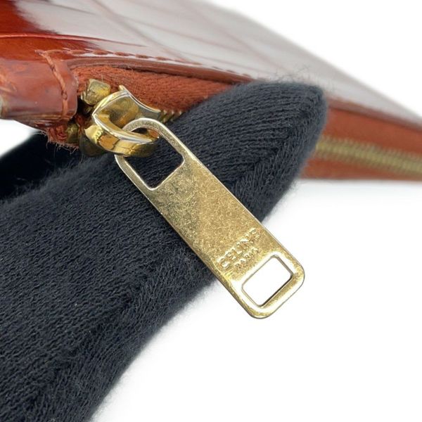 セリーヌ カードケース コンパクト ジップドカードホルダー クロコダイル 10B684 CELINE コインケース フラグメントケース