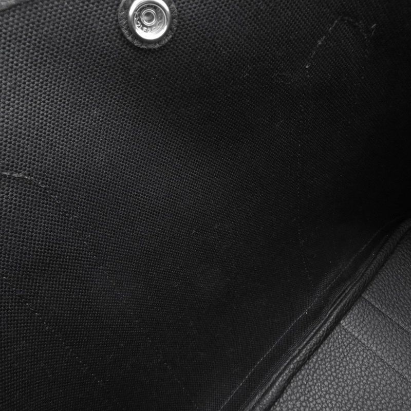 エルメス トートバッグ ガーデンパーティPM ブラック/シルバー金具 トワルミリタリー/ネゴンダ U刻印 HERMES 黒