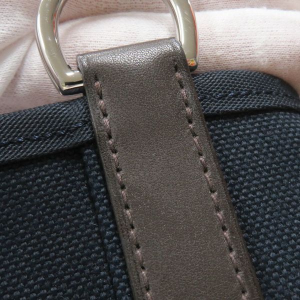 エルメス サックドパンサージュ グルーム SAC DE PANSAGE GROOM ネイビー/フー B刻印 2wayショルダー