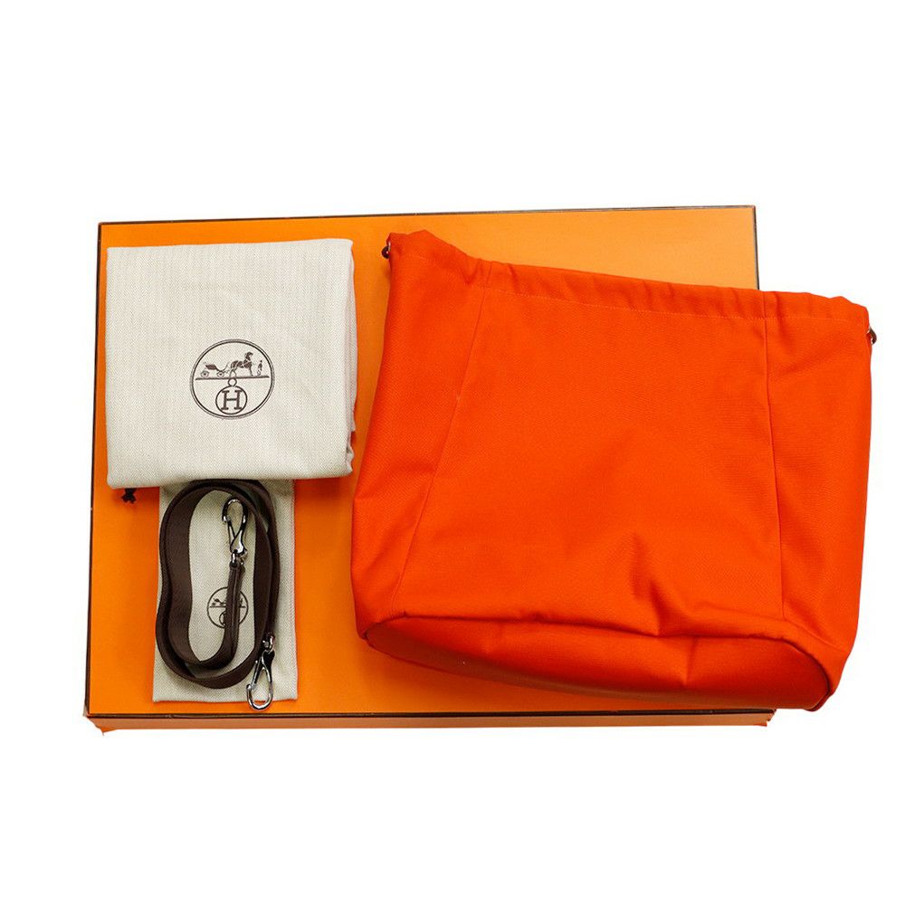 エルメス サックドパンサージュ グルーム SAC DE PANSAGE GROOM ネイビー/フー B刻印 2wayショルダー