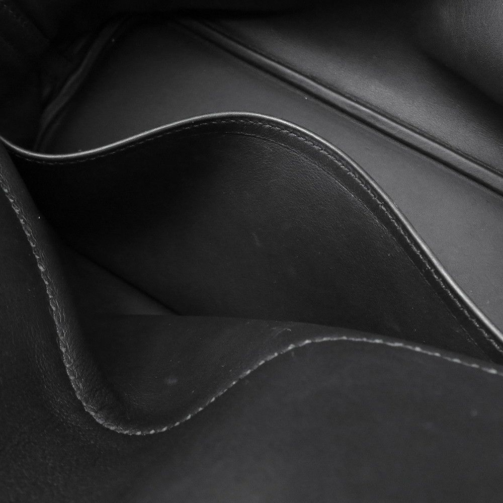 エルメス ハンドバッグ ボリード31 ブラック/ゴールド金具 トリヨンクレマンス D刻印 HERMES Bolide 2wayショルダー 黒