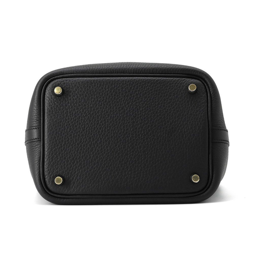 エルメス ハンドバッグ ピコタンロックPM ブラック/ゴールド金具 トリヨンクレマンス K刻印 黒