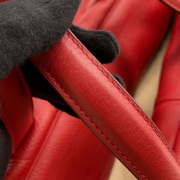 エルメス ボストンバッグ ヴィクトリア50 レッド/ゴールド金具 トリヨンクレマンス HERMES バッグ