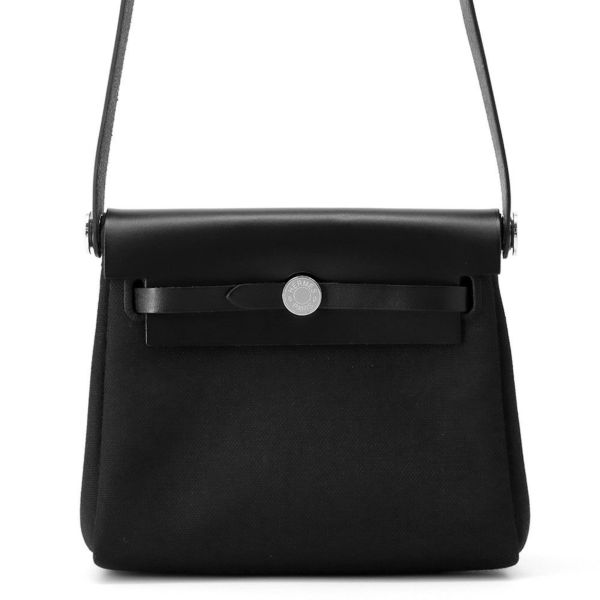 エルメス　エールバック　黒　ショルダー エルメス ショルダーバッグ エールバッグジップ ミニ ブラック