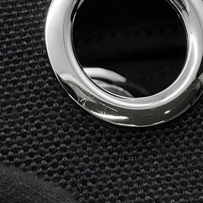 エルメス ショルダーバッグ エールバッグジップ ミニ ブラック/シルバー金具 トワルアッシュヴァイキング/ヴァッシュハンター W刻印 黒