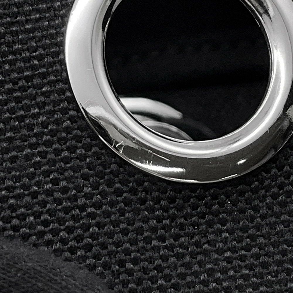 エルメス ショルダーバッグ エールバッグジップ ミニ ブラック/シルバー金具 トワルアッシュヴァイキング/ヴァッシュハンター W刻印 黒