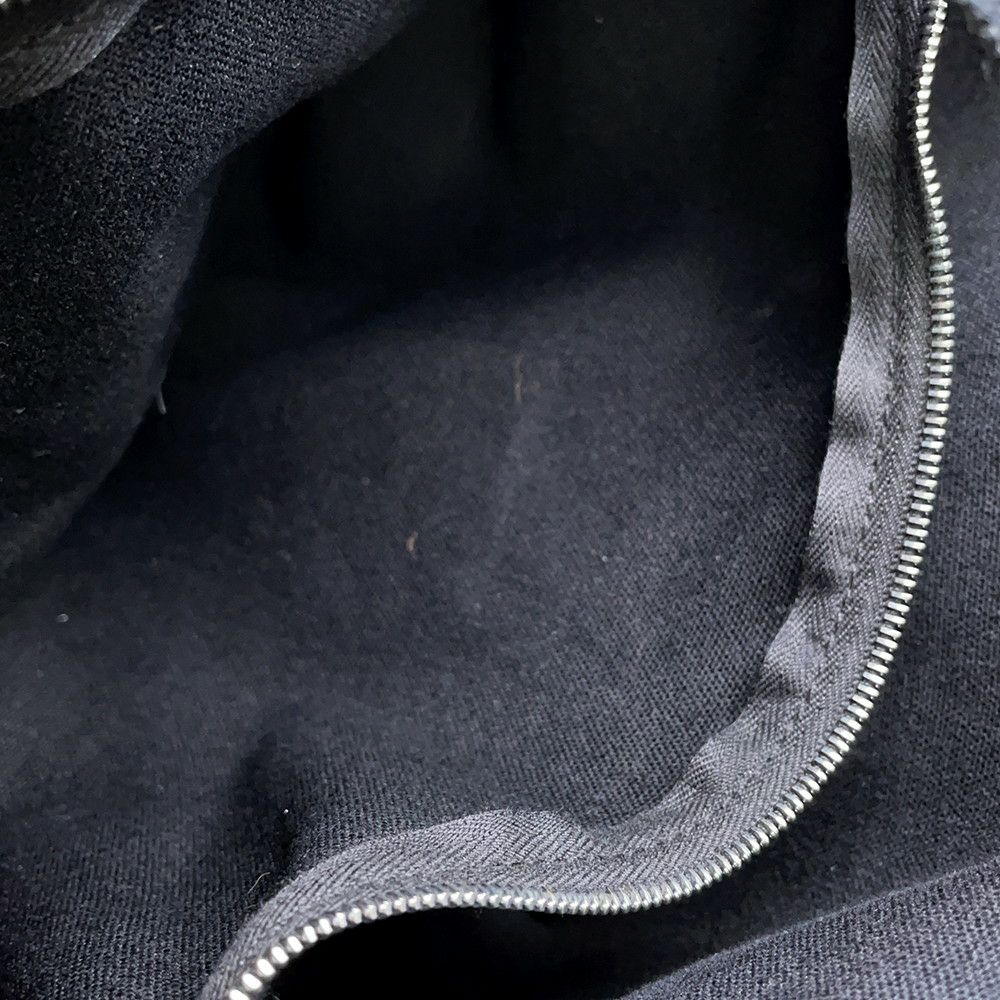 エルメス ハンドバッグ サクソー MM ベージュ/ブラック/シルバー金具 トワルアッシュ/キャンバス