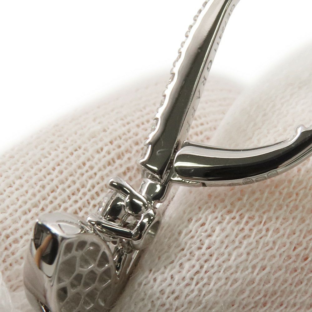 グラフ ピアス パヴェ バタフライ ミニ ダイヤモンド ドロップ イヤリング ダイヤ 計約1.43ct K18WGホワイトゴールド RGE1167