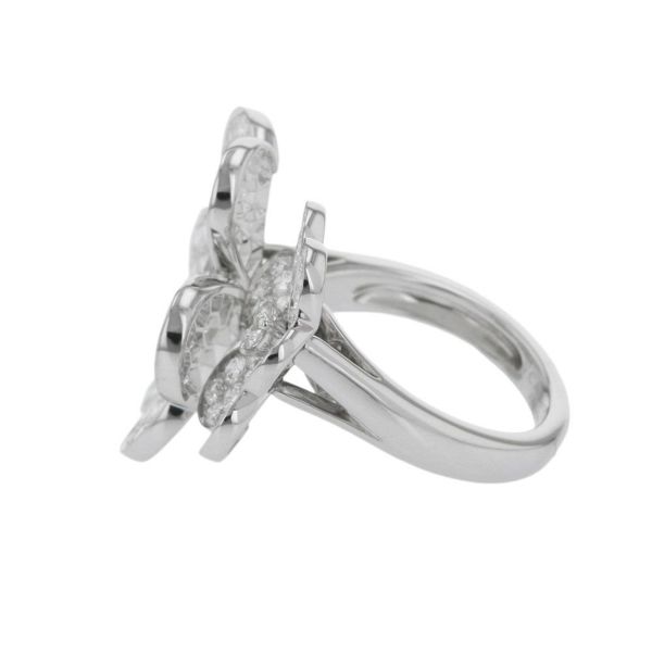 ヴァンクリーフ&アーペル リング フリヴォル アントレ レ ドア リング ダイヤモンド 112P 2.1ct K18WG サイズ50 VCARB67500