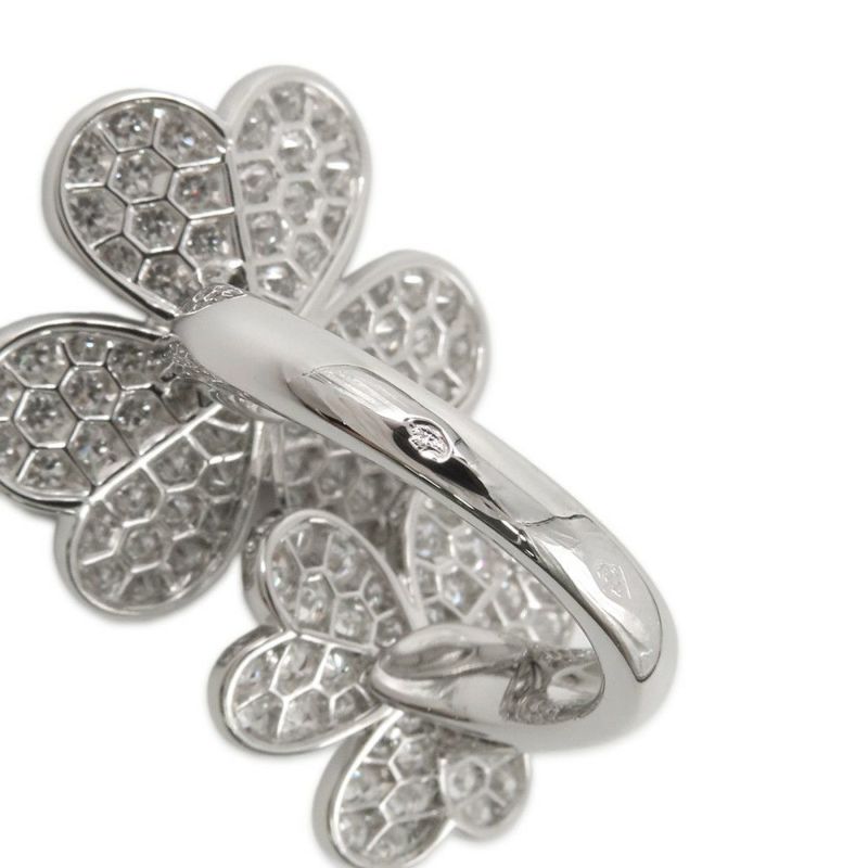 ヴァンクリーフ&アーペル リング フリヴォル アントレ レ ドア リング ダイヤモンド 112P 2.1ct K18WG サイズ50 VCARB67500