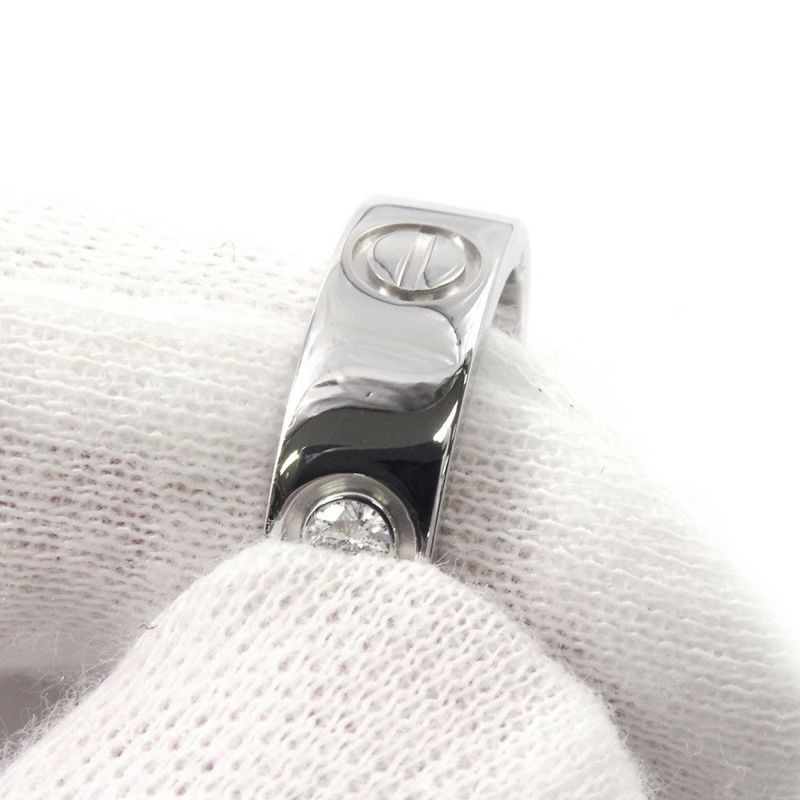 カルティエ リング LOVE リング クラシックモデル ダイヤモンド 3P 計0.22ct K18WG サイズ50 B4032500 指輪 ラブリング