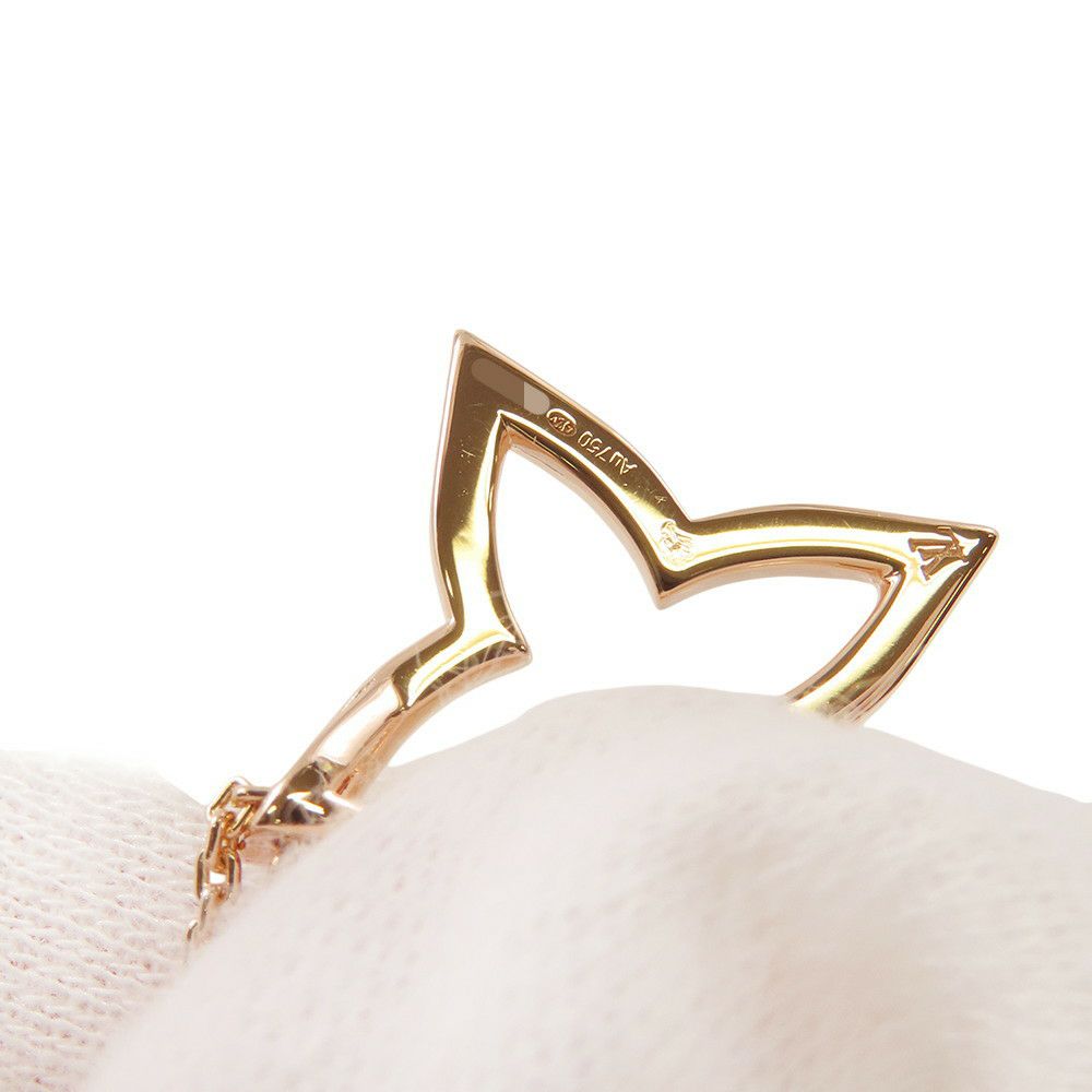 ルイヴィトン ネックレス ペンダント オンブレ ブロッサム ダイヤモンド 21P 計約0.1ct K18PGピンクゴールド Q03083 LOUIS VUITTON