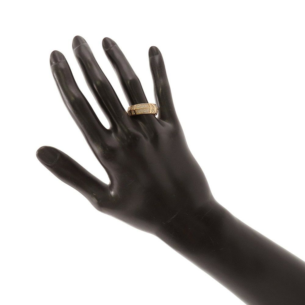 ティファニー リング アトラス X クローズド ワイド リング ダイヤモンド 0.59ct K18PGピンクゴールド サイズ約14号 Tiffany&Co. 指輪