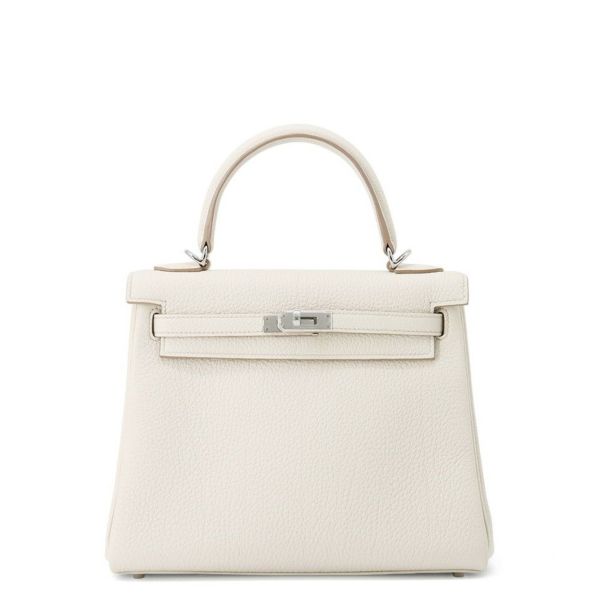 エルメス ハンドバッグ ケリー25 内縫い ベトン/シルバー金具 トゴ K刻印 2wayショルダー