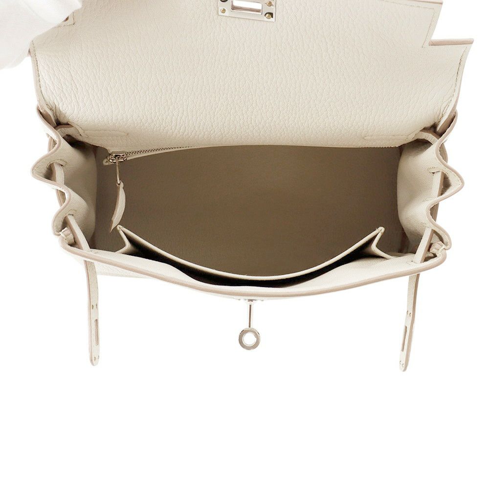 エルメス ハンドバッグ ケリー25 内縫い ベトン/シルバー金具 トゴ K刻印 2wayショルダー