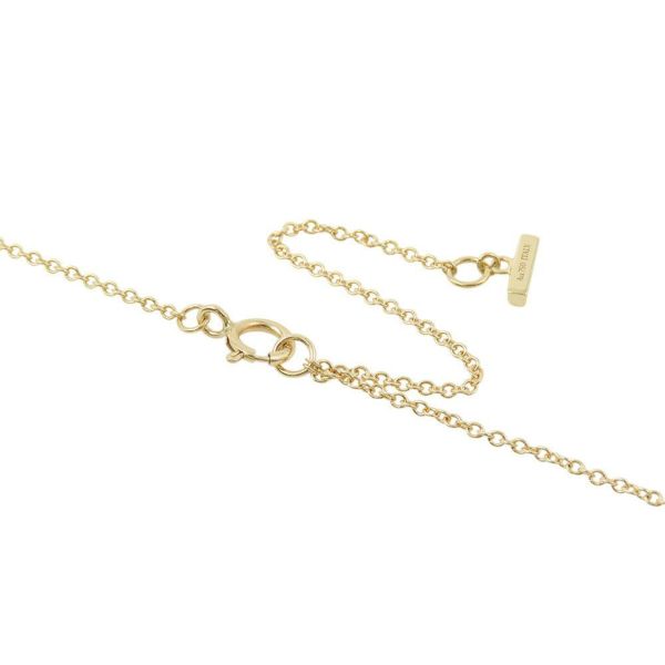 ティファニー ネックレス T ダイヤモンド＆ターコイズ サークル ペンダント K18YGイエローゴールド Tiffany&Co.