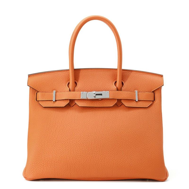 エルメス バーキン30 フー/シルバー金具 トゴ A刻印 HERMES Birkin ハンドバッグ