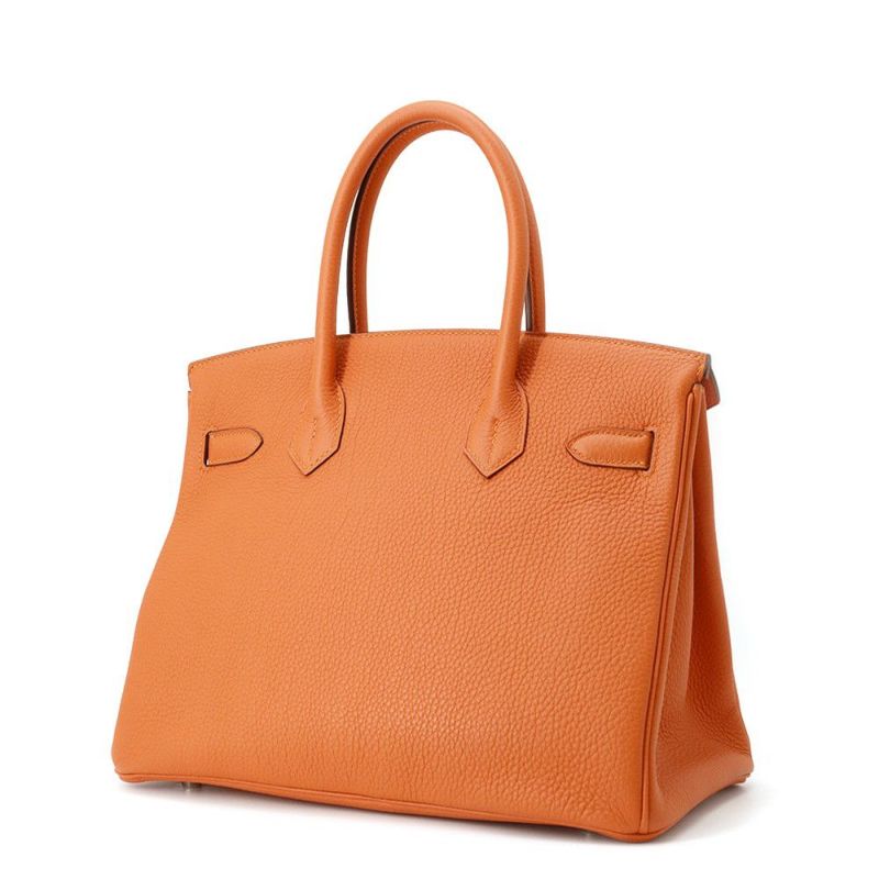 エルメス バーキン30 フー/シルバー金具 トゴ A刻印 HERMES Birkin ハンドバッグ