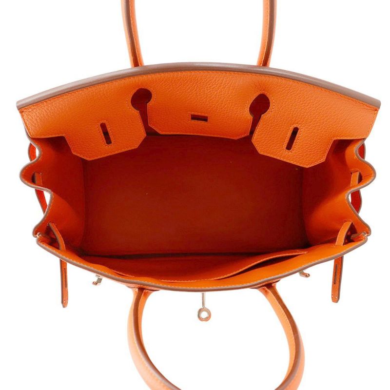 エルメス バーキン30 フー/シルバー金具 トゴ A刻印 HERMES Birkin ハンドバッグ