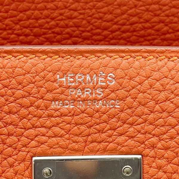 エルメス バーキン30 フー/シルバー金具 トゴ A刻印 HERMES Birkin ハンドバッグ