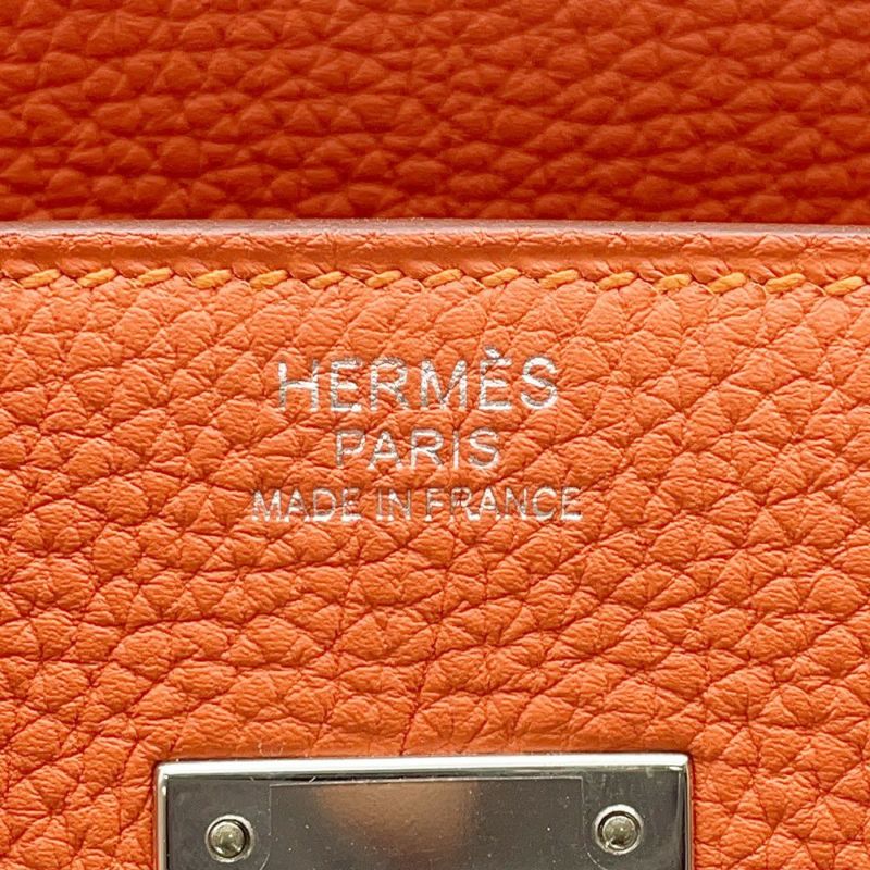 エルメス バーキン30 フー/シルバー金具 トゴ A刻印 HERMES Birkin ハンドバッグ