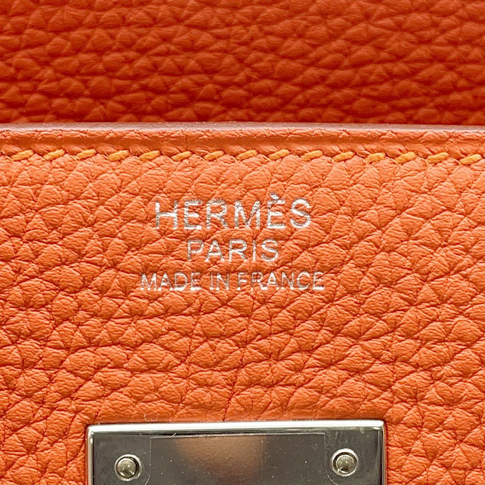 エルメス バーキン30 フー/シルバー金具 トゴ A刻印 HERMES Birkin ハンドバッグ