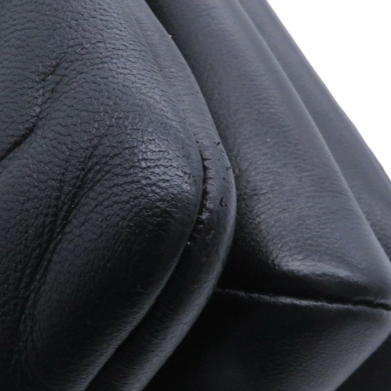 ルイヴィトン ショルダーバッグ モノグラム/ラムレザー クッサンPM M57790 LOUIS VUITTON 3wayクラッチ ブラック 黒