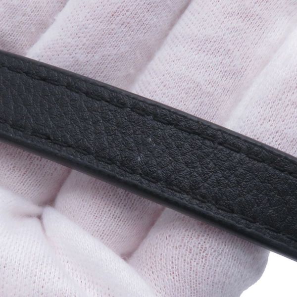 ルイヴィトン ショルダーバッグ モノグラム/ラムレザー クッサンPM M57790 LOUIS VUITTON 3wayクラッチ ブラック 黒