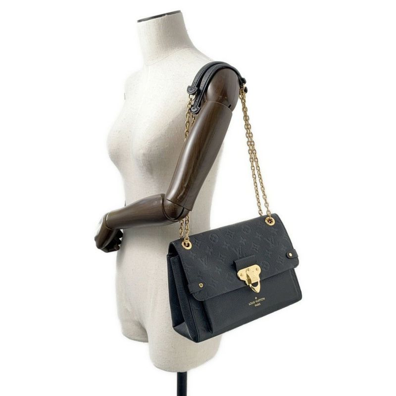 ルイヴィトン チェーンショルダーバッグ モノグラム・アンプラント ヴァヴァンPM M44151  ヴィトン バッグ 黒 ブラック