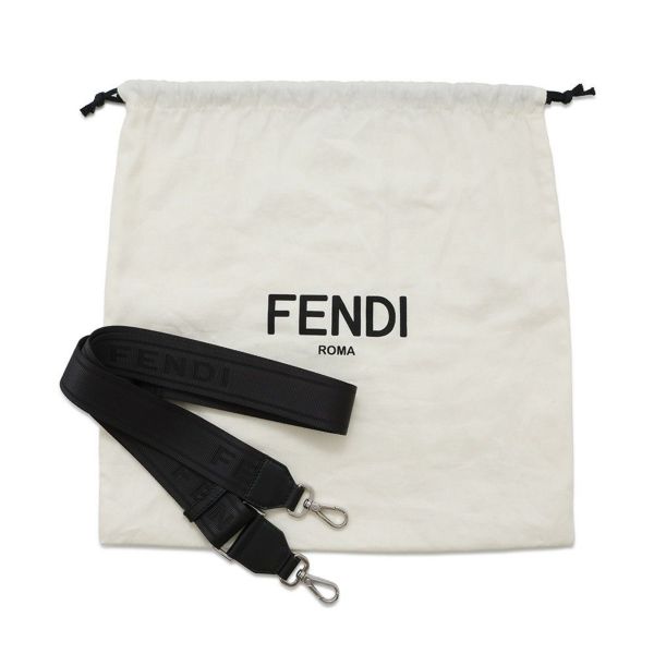 フェンディ ショルダーバッグ フェンディリシャス バゲット ソフトトランク ズッカ柄 7VA565 2024ウィンターホリデーメンズコレクション