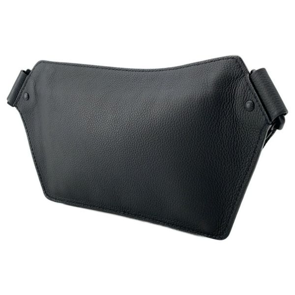 ルイヴィトン ボディバッグ グレインレザー テイクオフ・スリング M57081 ヴィトン ブラック 黒