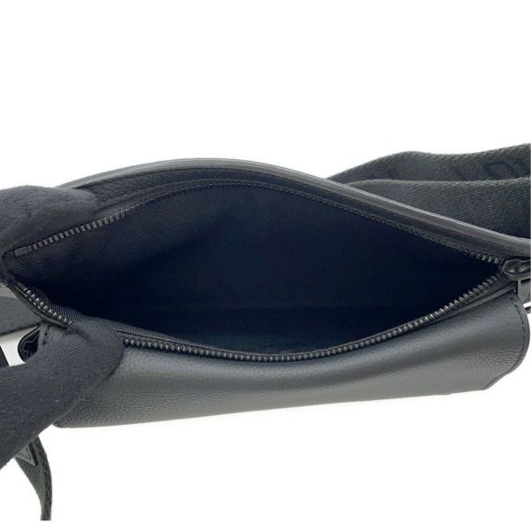 ルイヴィトン ボディバッグ グレインレザー テイクオフ・スリング M57081 ヴィトン ブラック 黒