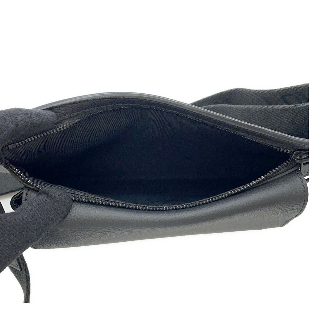 ルイヴィトン ボディバッグ グレインレザー テイクオフ・スリング M57081 ヴィトン ブラック 黒