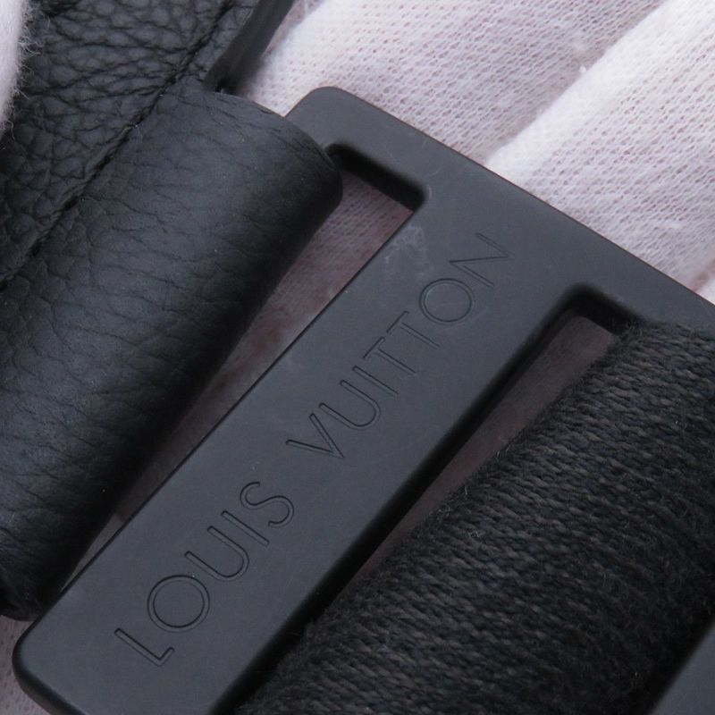 ルイヴィトン ボディバッグ グレインレザー テイクオフ・スリング M57081 ヴィトン ブラック 黒