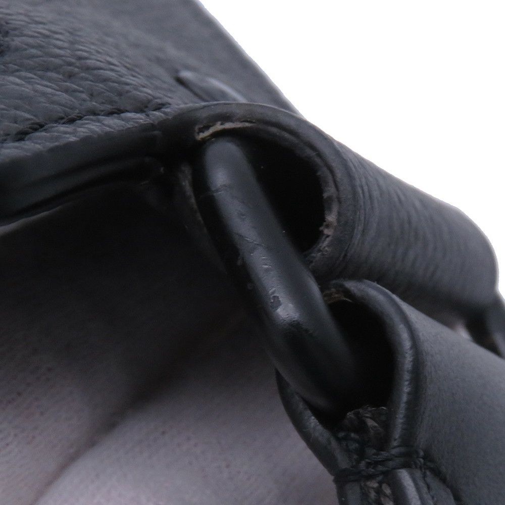 ルイヴィトン ボディバッグ グレインレザー テイクオフ・スリング M57081 ヴィトン ブラック 黒