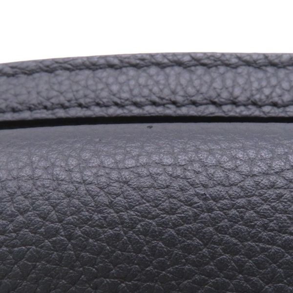 ルイヴィトン ボディバッグ グレインレザー テイクオフ・スリング M57081 ヴィトン ブラック 黒