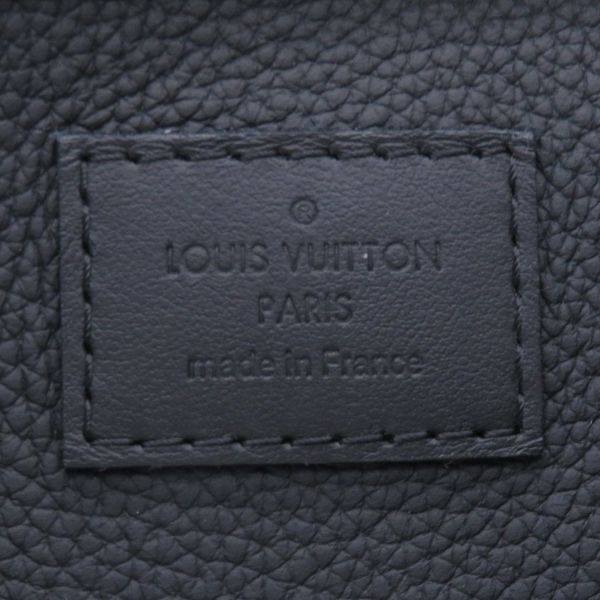 ルイヴィトン ボディバッグ グレインレザー テイクオフ・スリング M57081 ヴィトン ブラック 黒