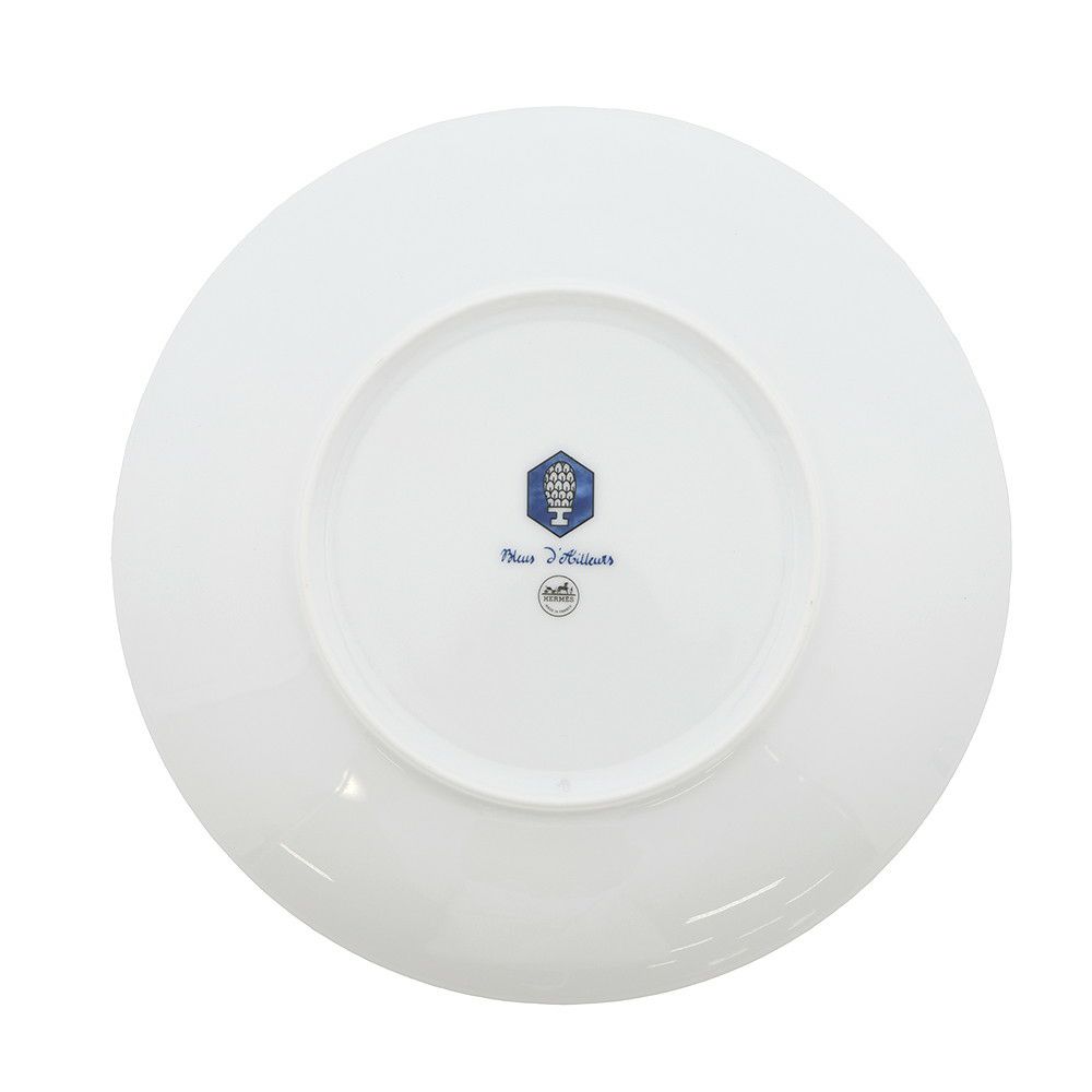 エルメス デザートプレート ブルー ダイユール HERMES ポーセリン 食器