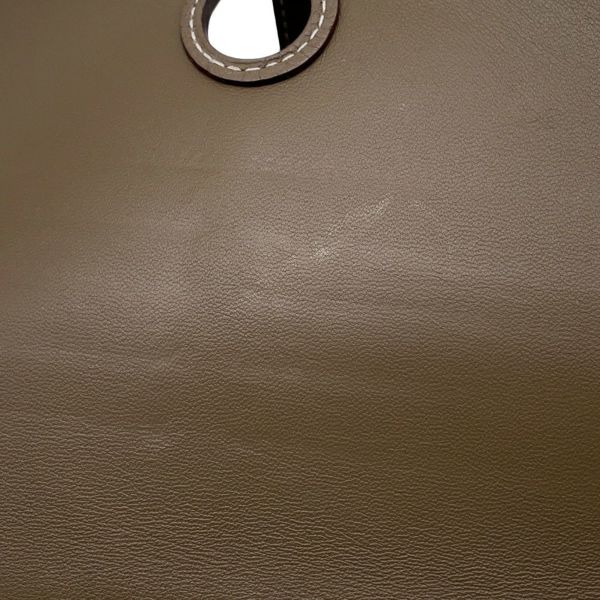 エルメス 長財布 ドゴンロング エトゥープ/シルバー金具 トゴ X刻印 HERMES 財布