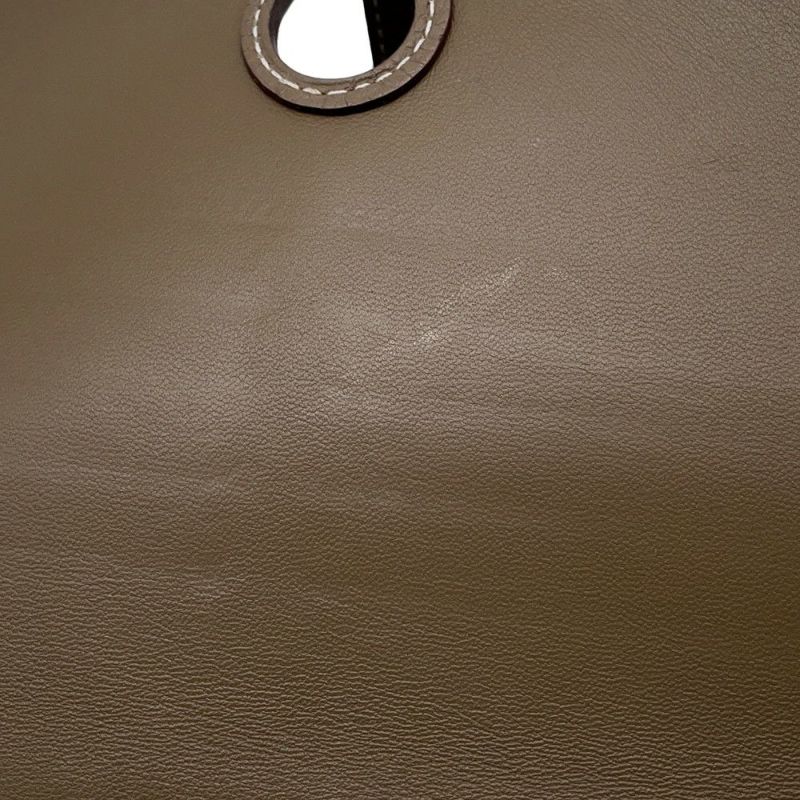 エルメス 長財布 ドゴンロング エトゥープ/シルバー金具 トゴ X刻印 HERMES 財布