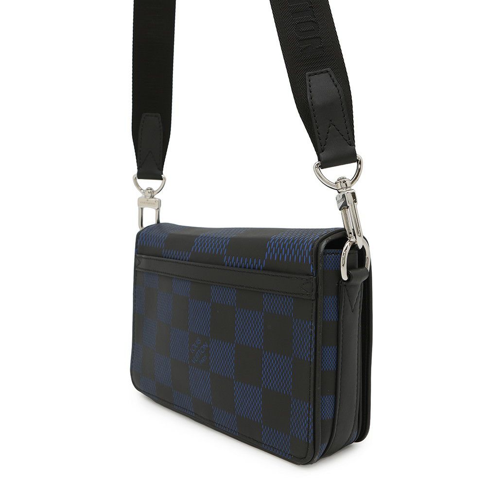 ルイヴィトン ショルダーバッグ ダミエ・アンフィニ3D ステュディオ・メッセンジャー N50037   LOUIS VUITTON 黒 ブラック